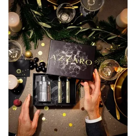 COFFRET EAU DE PARFUM HOMME AZZARO  COFFRET AZZARO WANTED - AZZARO