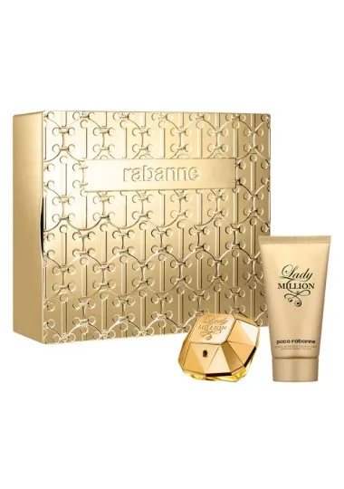 COFFRET EAU DE PARFUM FEMME PACO RABANNE LADY MILLION - PACO RABANNE