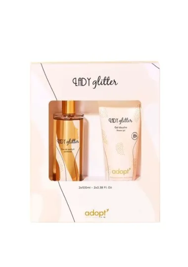COFFRET EAU DE PARFUM FEMME adopt  LADY GLITTER - adopt