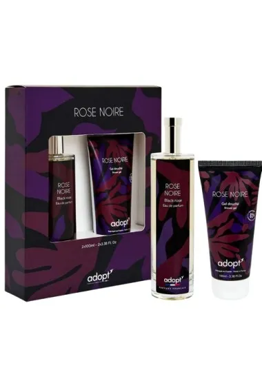 COFFRET EAU DE PARFUM FEMME adopt  ROSE NOIRE - adopt