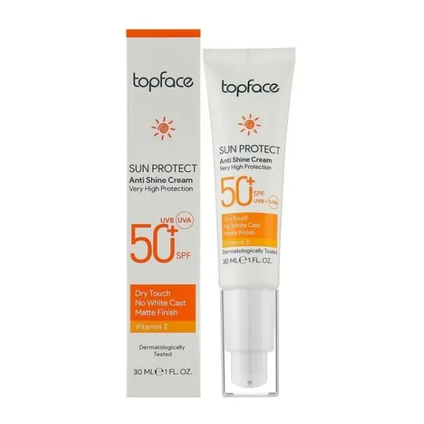 Ecran Solaire Topface  ANTI SHINE CREAM 50 SPF - TOPFACE