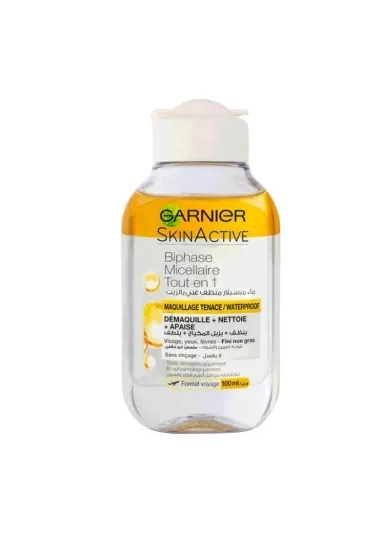 Eau Micellaire Garnier  VOYAGE TOUT EN 1 100ML BIPHASE - Garnier