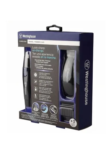 Tondeuse Westinghouse  DE VOYAGE SANS FIL DUO NEZ - OREILLE WH1146 - Westinghouse