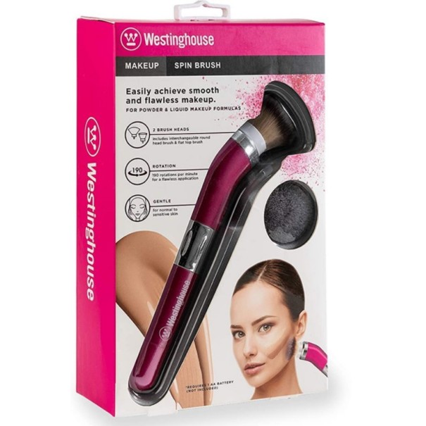 Brosse Westinghouse  MAQUILLANTE AVEC 2 TÊTES DE BROSSES À PILE WH1114 - Westinghouse