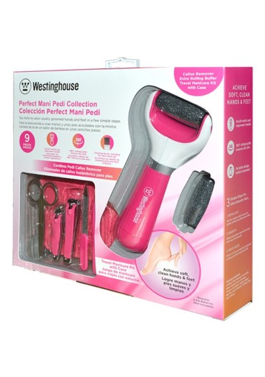 Coffret maquillage Westinghouse  9P RÂPE ÉLECTRIQUE  ET TROUSSE MANUCURE PÉDICURE WH1172 - Westinghouse