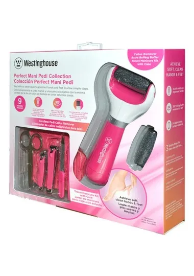 Coffret maquillage Westinghouse  9P RÂPE ÉLECTRIQUE  ET TROUSSE MANUCURE PÉDICURE WH1172 - Westinghouse