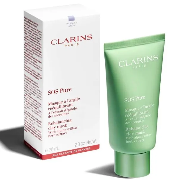 Huile Visage Hydratant CLARINS  À L’ARGILE SOS PURE 75ML - CLARINS