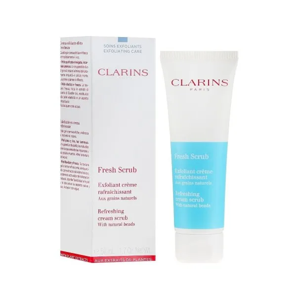 Gommage de visage CLARINS FRESH SCRUB EXFOLIANT 50ML - CLARINS Gommage de visage CLARINS FRESH SCRUB EXFOLIANT 50ML - CLARINS