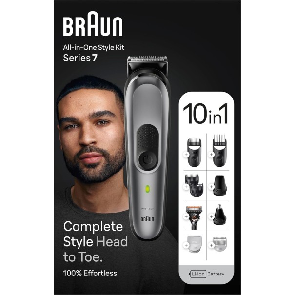 Tondeuse BRAUN  MULTIFONCTIONS 10 EN 1 MGK7420 - BRAUN