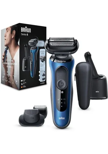 Rasoir BRAUN  SERIES6 WET& DRY 61-B7500CC - BRAUN