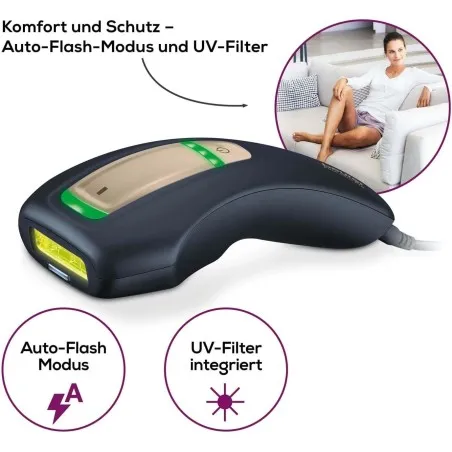 Épilateur électriques Beurer  IPL5800 PURE SKIN PRO BLACK - Beurer