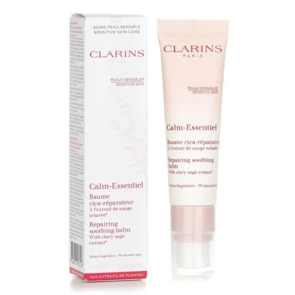 Crème de Jour Hydratante CLARINS  CALM ESSENTIEL SOOTHING REPAIR BALM 30ML - CLARINS