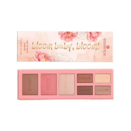 Palette ESSENCE  SHADOW AND EYE BLOOM BABY, BLOOM! 01 MAKE IT BLOOM - ESSENCE