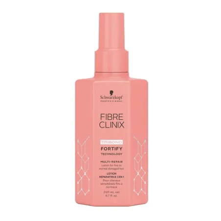 Lotion cheveux Schwarzkopf  FORTIFIANTE 3 EN 1 FIBRE CLINIX 200ML - Schwarzkopf