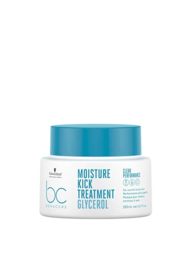 Masque Cheveux Schwarzkopf  BONACURE MOISTURE KICK TREATMENT GLYCEROL 200ML - Schwarzkopf