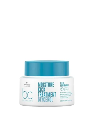 Masque Cheveux Schwarzkopf  BONACURE MOISTURE KICK TREATMENT GLYCEROL 200ML - Schwarzkopf