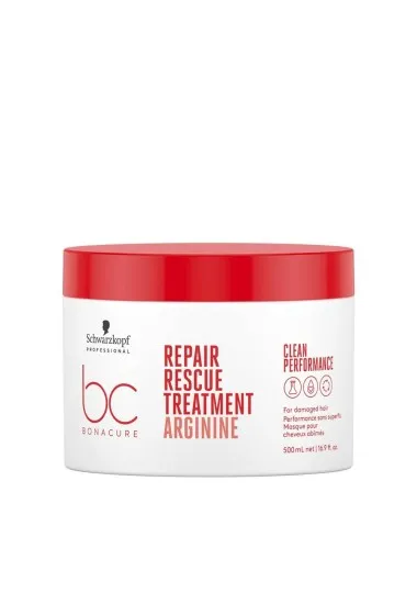 Masque Cheveux Schwarzkopf  BONACURE REPAIR RESCUE TREATMENT ARGININE 500ML - Schwarzkopf