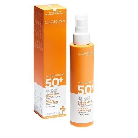 Ecran Solaire CLARINS  EN SPRAY SOLAIRE CORPS UVA/UVB 50+ - CLARINS