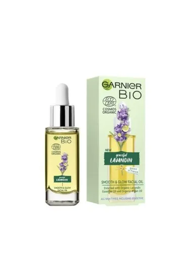 Huile Visage Anti âge Garnier  ANTI-ÂGE À LA LAVANDE BIO -30 ML - Garnier
