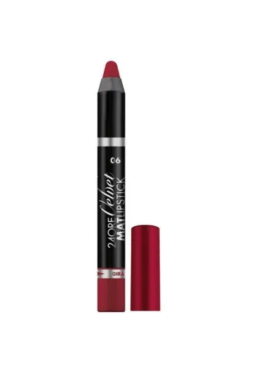 Lipstick DEBORAH 24ORE VELVET MAT 06 BORDEAUX - DEBORAH