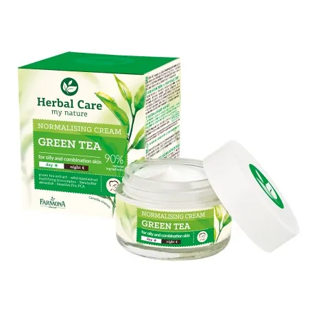 Crème anti-imperfection FARMONA  NORMALISANTE AU THÉ VERT HERBAL 50ML - FARMONA