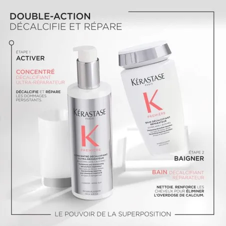 Sérum Cheveux KÉRASTASE  CONCENTRÉ DÉCALCIFIANT ULTRA-RÉPARATEUR - KÉRASTASE