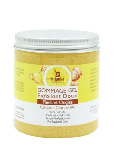 Gommage Gel Pieds Citron et Gingembre - K- REINE