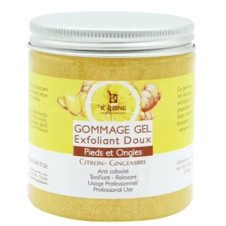 Gommage Gel Pieds Citron et Gingembre - K- REINE