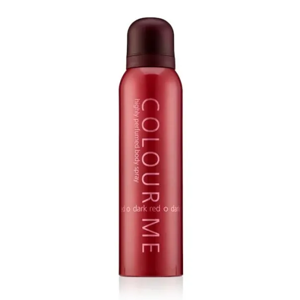 Body Spray Colour me  BODY DARK RED 150 ML - Colour me