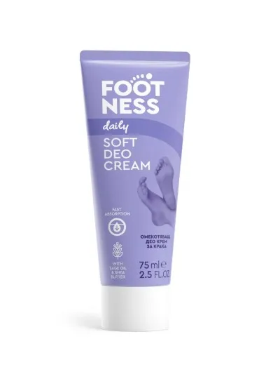 Soins pied Footness  DÉO-CRÈME ADOUCISSANTE FOOTNESS 75 ML - Footness
