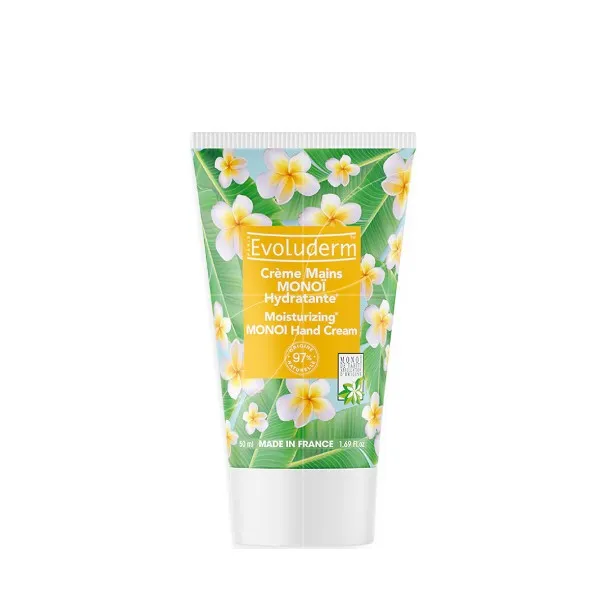 Crème main evoluderm  EVOLUDERM - CRÈME MAINS MONOÏ - 50ML - EVOLUDERM