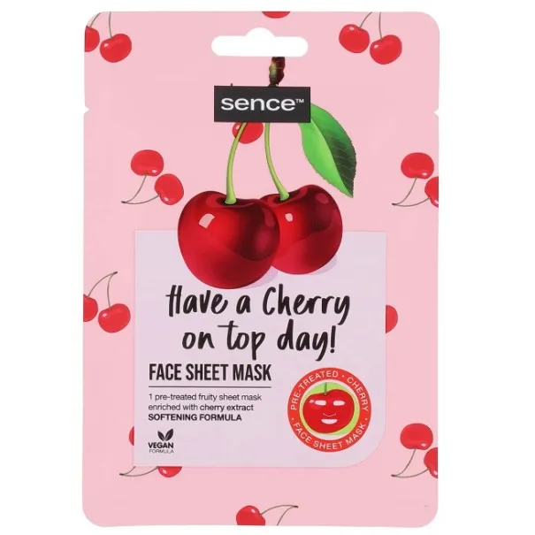 Masque visage Lissant Sence SENCE HAVE A CHERRY ON TOP DAY! - Sence Masque visage Lissant Sence SENCE HAVE A CHERRY ON TOP DAY! - Sence