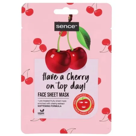 Masque visage Lissant Sence  SENCE HAVE A CHERRY ON TOP DAY! - Sence