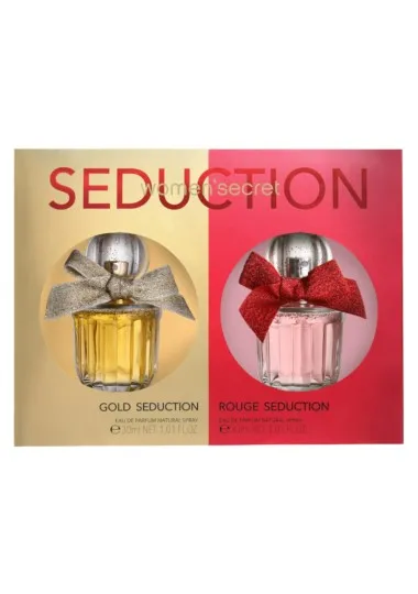 COFFRET EAU DE PARFUM FEMME women'secret  ROUGE EDP 30ML + GOLD EDP 30ML - women'secret