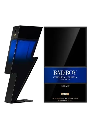 Eau de Parfum Homme CAROLINA HERRERA  BAD BOY COBALT ELIXIR - CAROLINA HERRERA