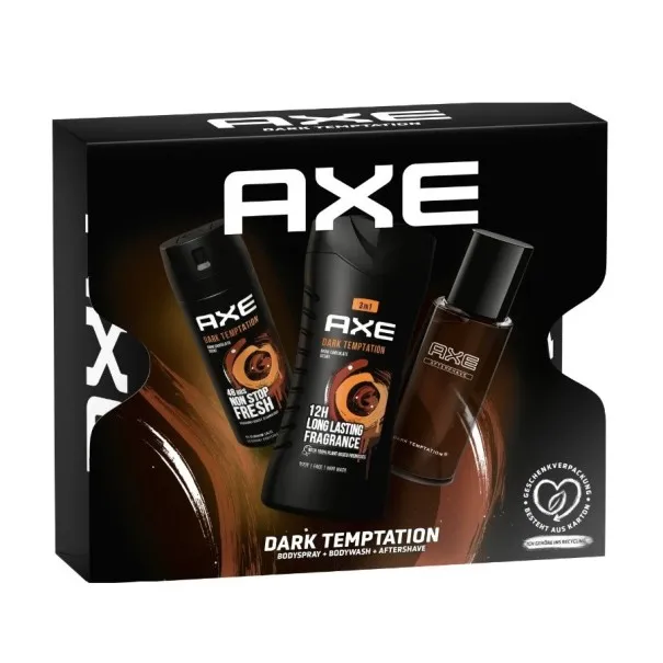 Coffret Axe Dark Temptation CADEAU DÉODORANT ET GEL DOUCHE - Axe Dark Temptation Coffret Axe Dark Temptation CADEAU DÉODORANT ET GEL DOUCHE - Axe Dark Temptation