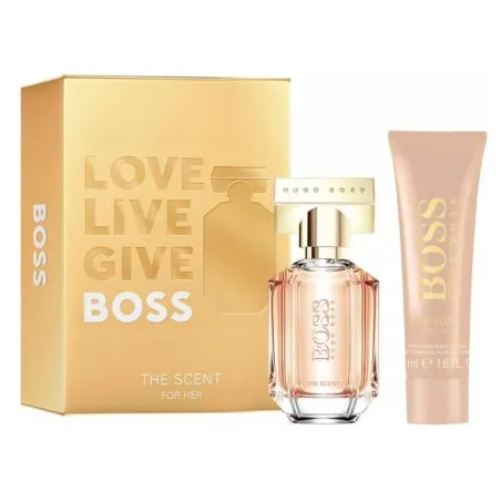 COFFRET EAU DE PARFUM FEMME HUGO BOSS THE SCENT EDP 50ML + LAIT DE CORPS 100ML - Hugo boss