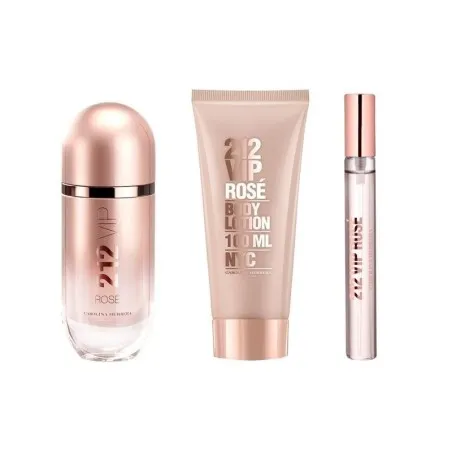 COFFRET EAU DE PARFUM FEMME Kit Perfume Carolina Herrera 212 Vip Rosé - CAROLINA HERRERA