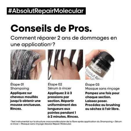 Shampooing L'Oréal  ABSOLUT MOLECULAR REPAIR - L'Oréal