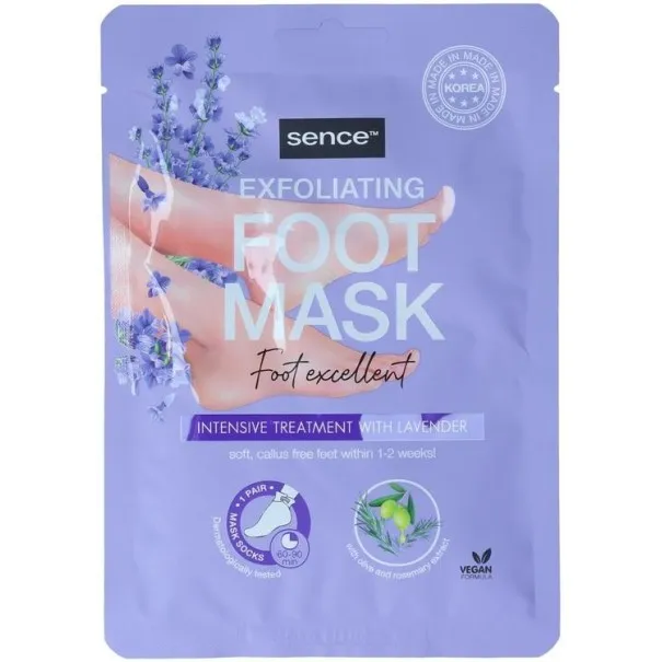 Masque pieds Sence  FOOT MASK EXFOLIATING - SENCE
