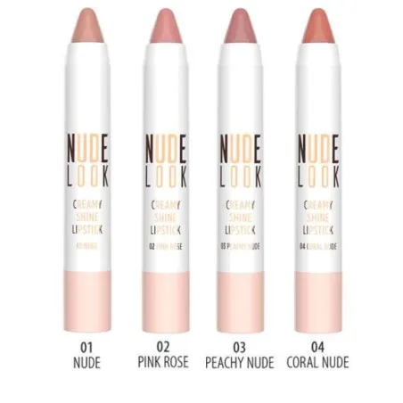 Golden Rose Nude Look Creamy Shine Lipstick - Golden Rose