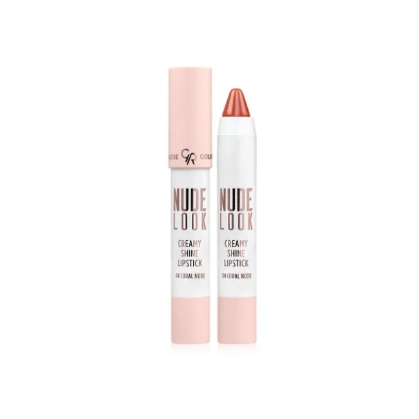 Golden Rose Nude Look Creamy Shine Lipstick - Golden Rose