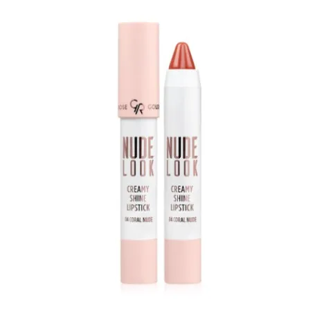 Golden Rose Nude Look Creamy Shine Lipstick - Golden Rose
