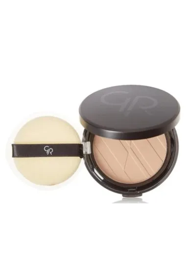 COMPACT POUDRE Golden Rose  LONGSTAY MATTE FACE POWDER - Golden Rose
