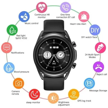 Montre Connectée Homme ALBERTO RICCI  T12S - ALBERTO RICCI