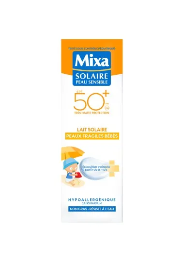 LAIT DE CORPS Mixa  SOLAIRE PEAU SENSIBLE - mixa