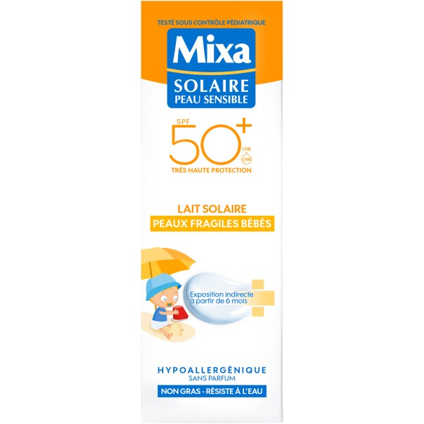 LAIT DE CORPS Mixa  SOLAIRE PEAU SENSIBLE - mixa