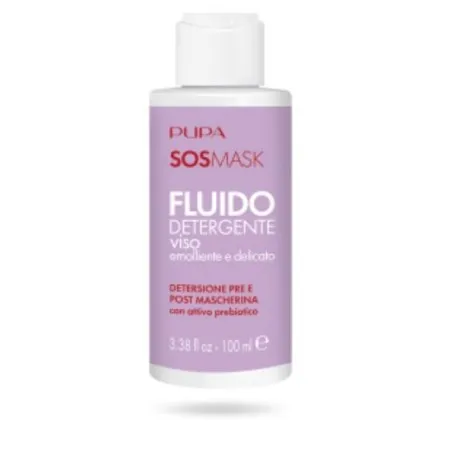 Masque visage detox PUPA  SOS MASK FLUIDE NETTOYANT VISAGE - PUPA