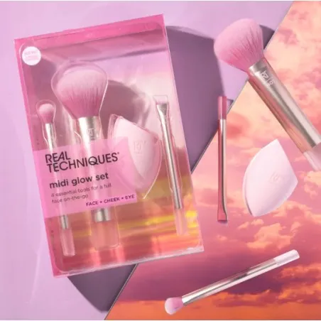 REAL TECHNIQUES  MIDI GLOW SET - REAL TECHNIQUES