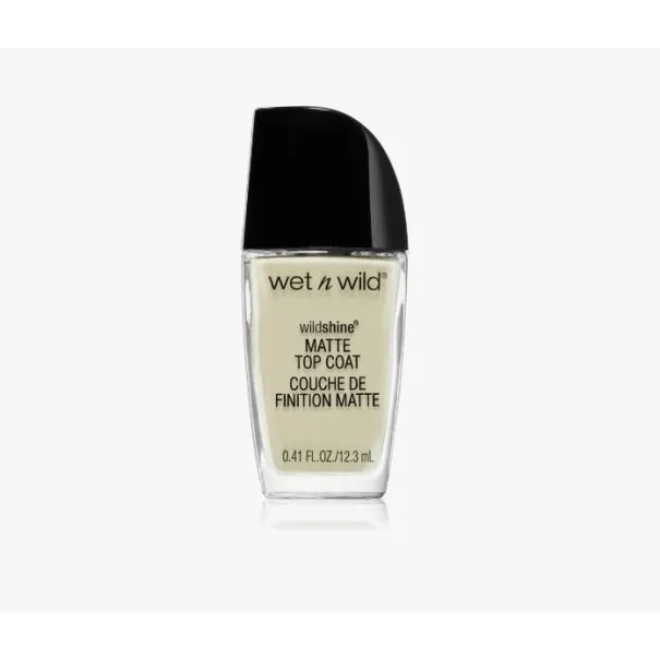 WET N WILD WILDSHINE NAIL COLOR MATTE TOP COAT - WET AND WILD